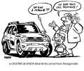 Francezii caricaturizează Dacia Duster. 'Românii ăştia sunt nebuni'